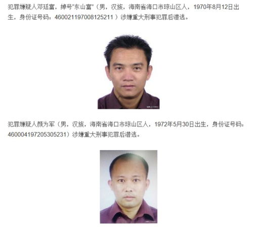 福建最新网上通缉令，守护家园，追捕犯罪不留死角